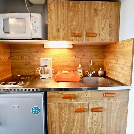 Appartement Studio cabine 5 pers, proche pistes, balcon sud-ouest - FR-1-340-65